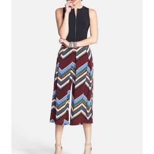 ⭐️5 for 25⭐️ASTR print pleat front gaucho pants